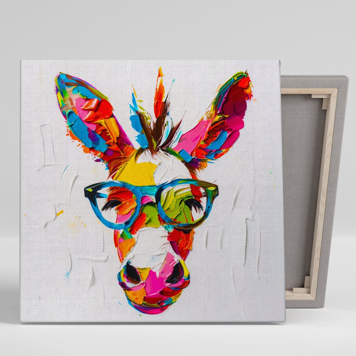 Spectacle Donkey Modern Decor, Living Room Poster