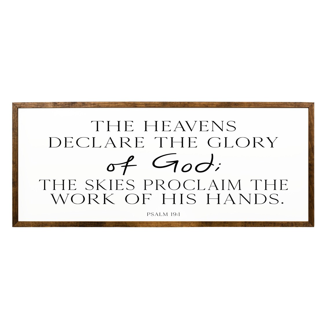 Psalm 191 Farmhouse Scripture Home Decor Art Print - Image 2