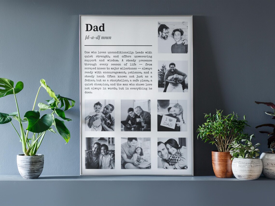 Personalised Dad Photo Collage, Fathers Day Gift - Image 4