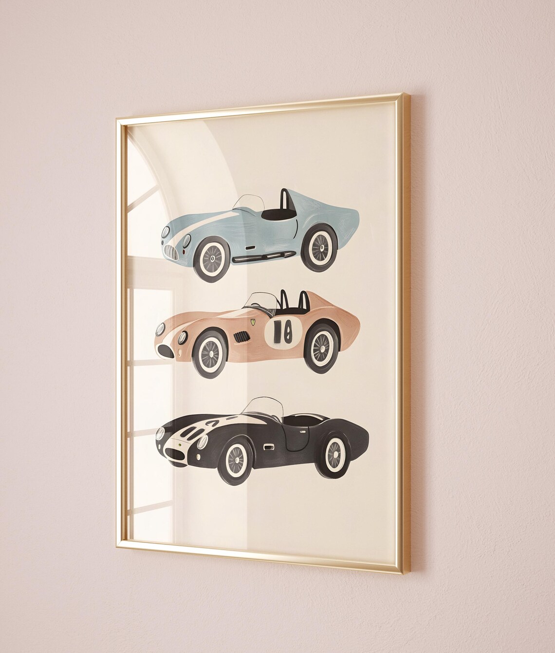Vintage Car Wall Art Retro Car Prints Kids Room Decor Boys Room Art Classic Car Nursery Decor Teen Room Car Poster - Image 2