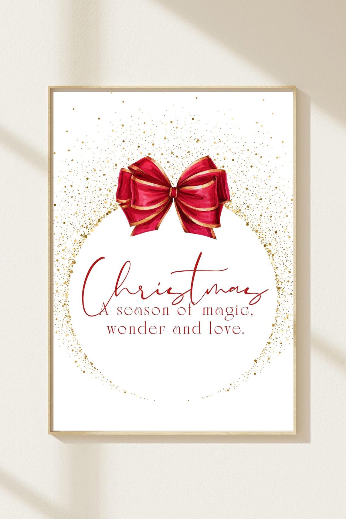 Poster Full Of Christmas Magic Christmas A Season Of Magic Wonder And Love For The Most Wonderful Time Of The Year In Your Home