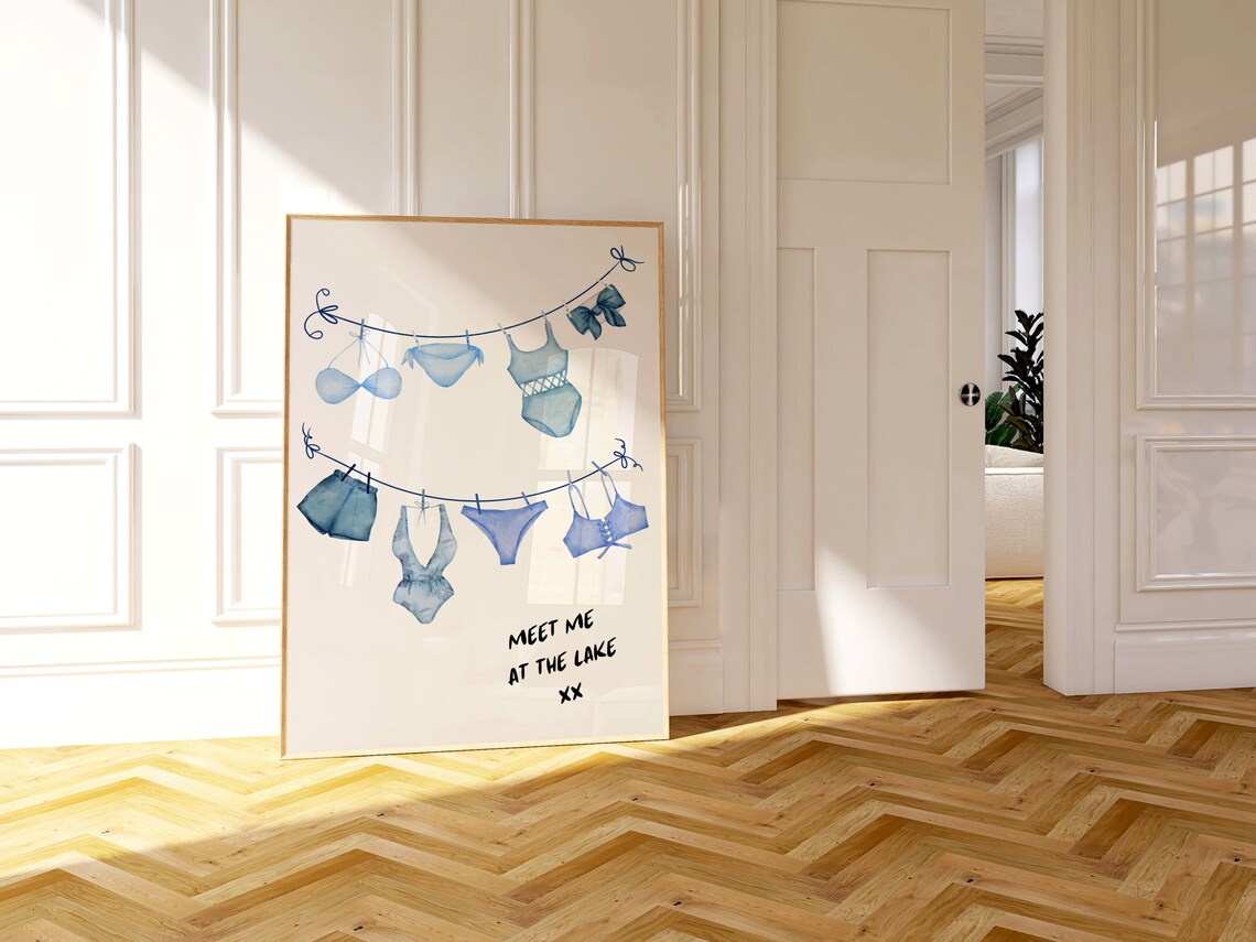 Bikini Print, Coastal Cowgirl Summer Poster - Image 2