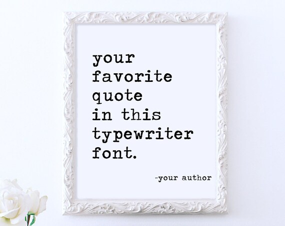 Custom Quote Poster, Personalized Wall Art