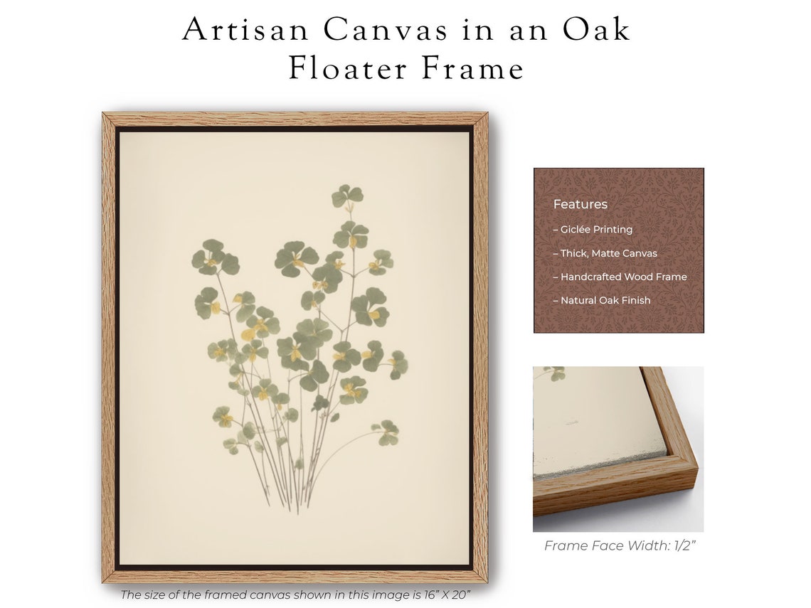 Wild Fern Botanical Study Pressed Leaves On Cream Paper Poster - Image 6