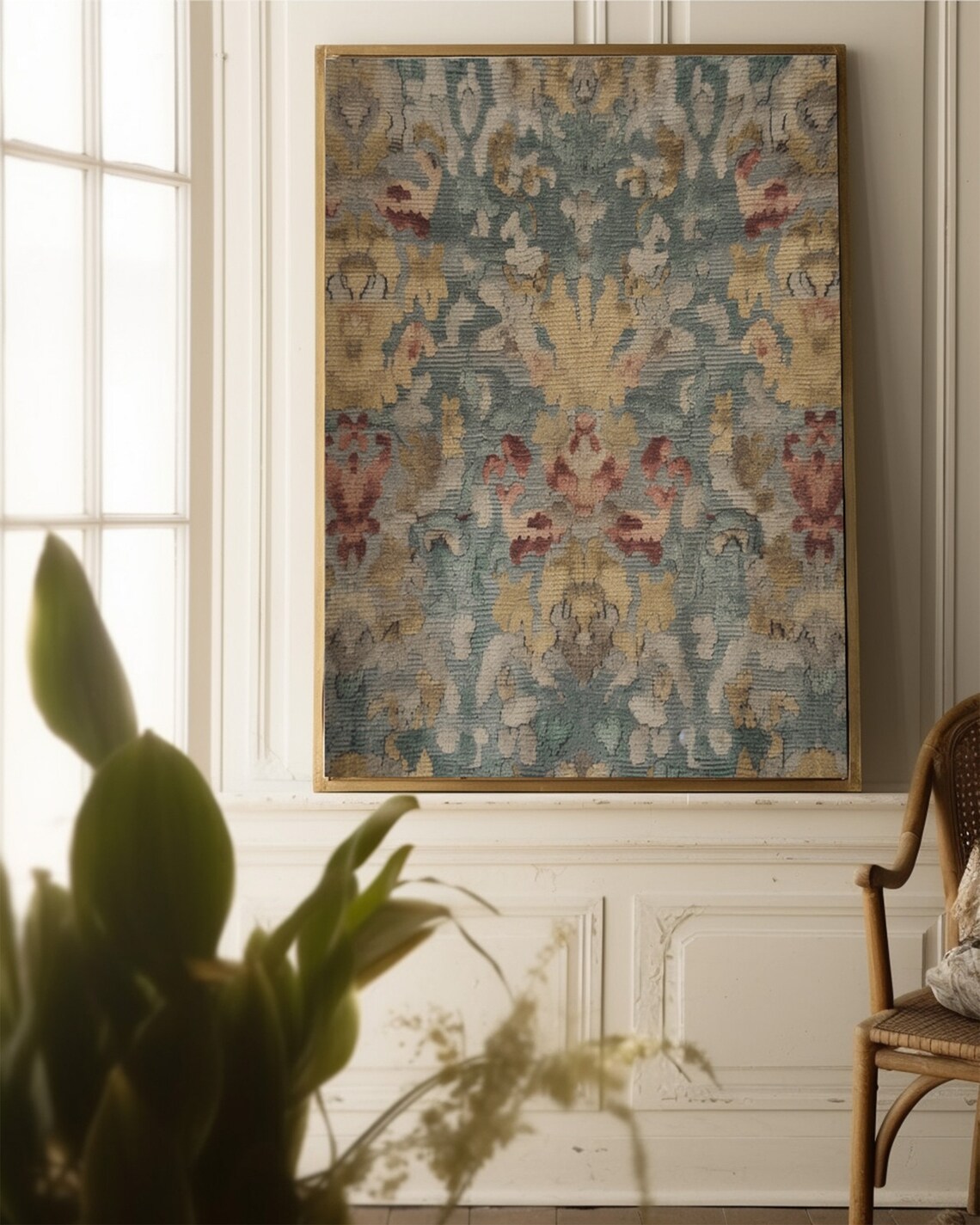 Rug Pattern Farmhouse Art Print, Transitional Decor - Image 5