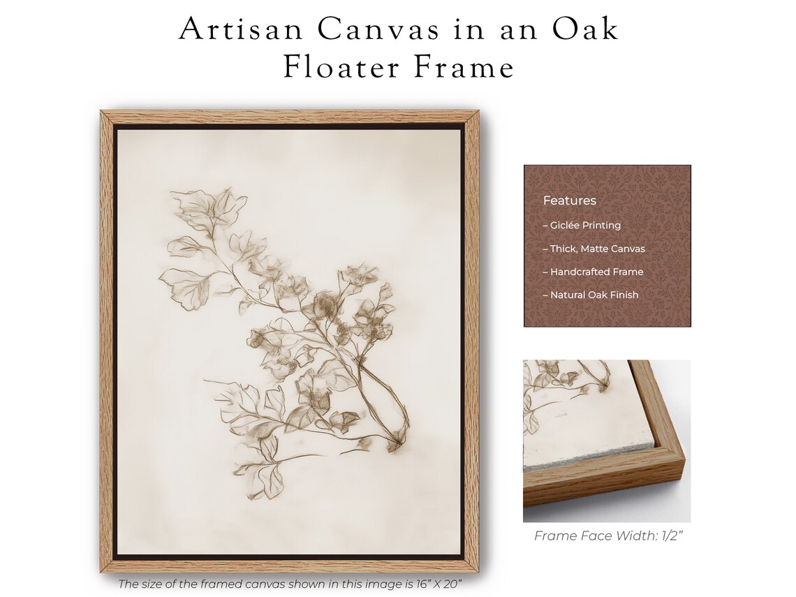 Antique Branch Sketch, Vintage Botanical Art Print - Image 6
