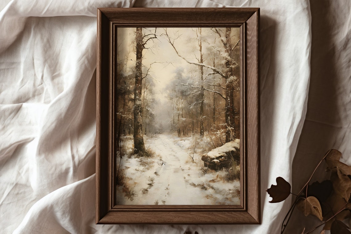 White Bedding Coffee and Open Book Neutral Moody Bedroom Wall Poster - Image 5