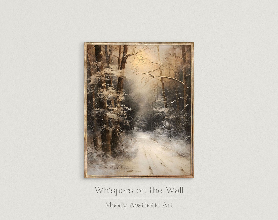 Vintage Oil Painting Book and Coffee Rustic Moody Wall Poster - Image 3