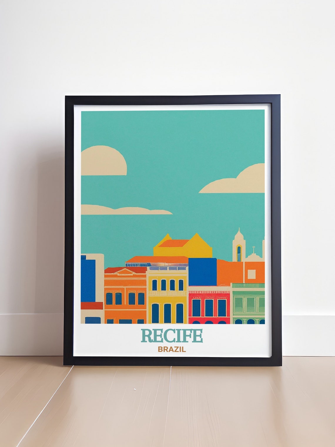 Recife Travel Art Recife Antigo Decor Recife Antigo Art Brazil Art And Gifts For Travel Lovers Recife Travel Poster Recife Prints - Image 4