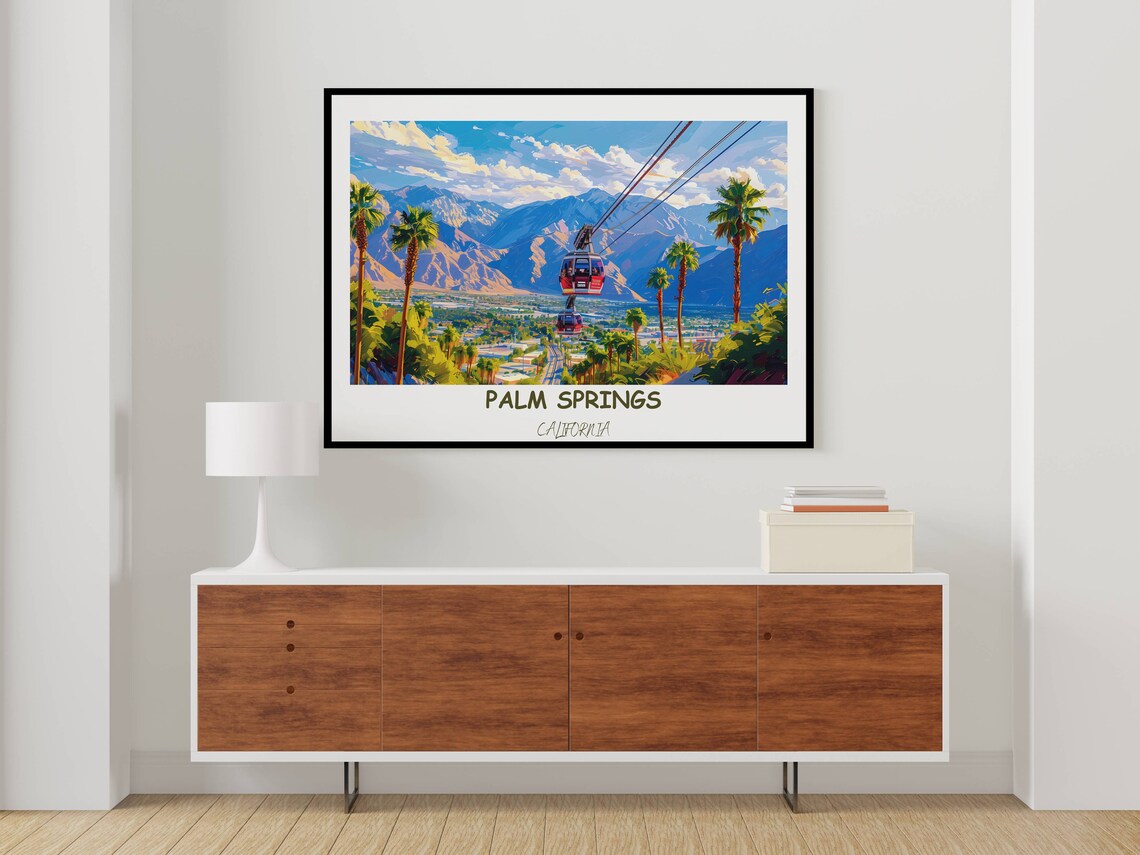 Palm Springs Aerial Tramway Travel Poster - Image 4