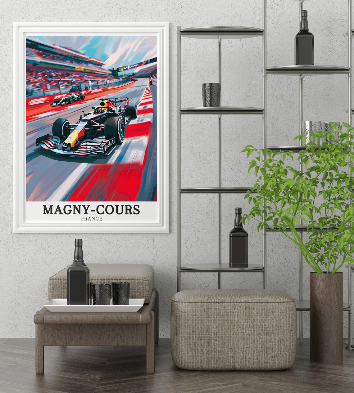 Magny-Cours France Formula One Grand Prix Racing Sports Poster - Image 3