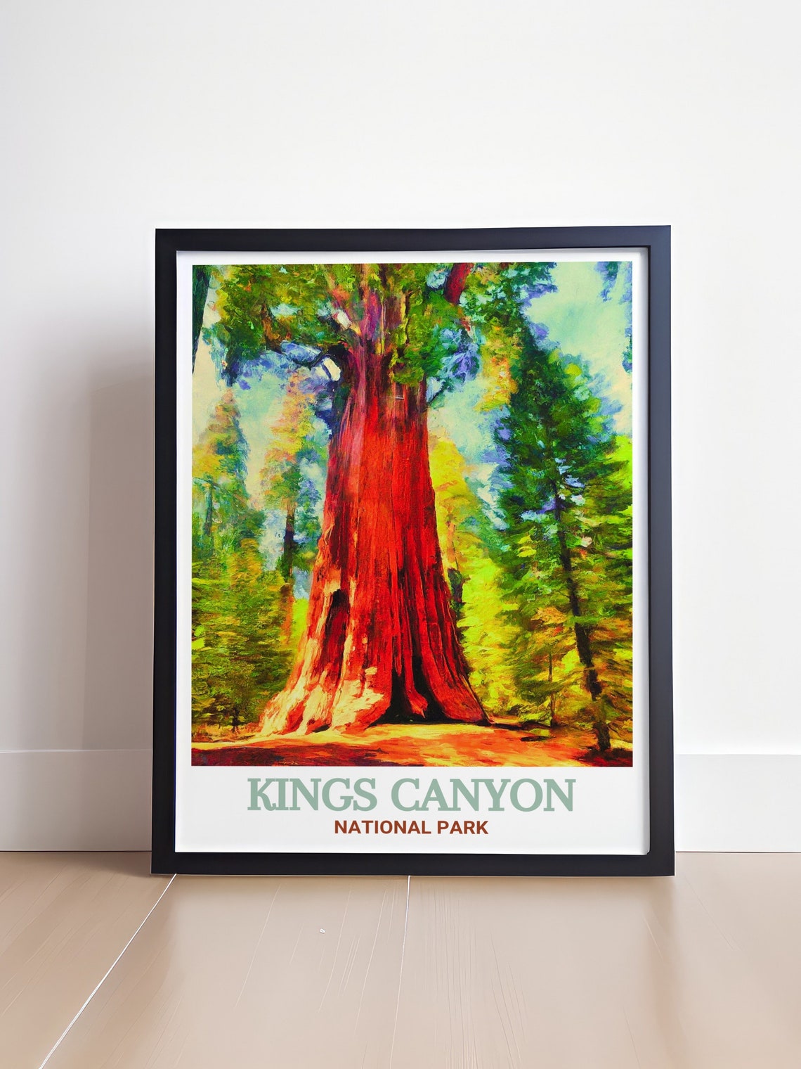 Kings Canyon National Park Giant Sequoia Redwood Tree Poster - Image 4