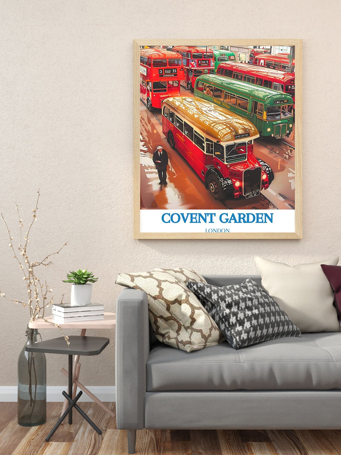 Explore Covent Garden Covent Garden And London Transport Museum Art Prints Capture The Essence Of London With Vintage Travel Prints - Image 3