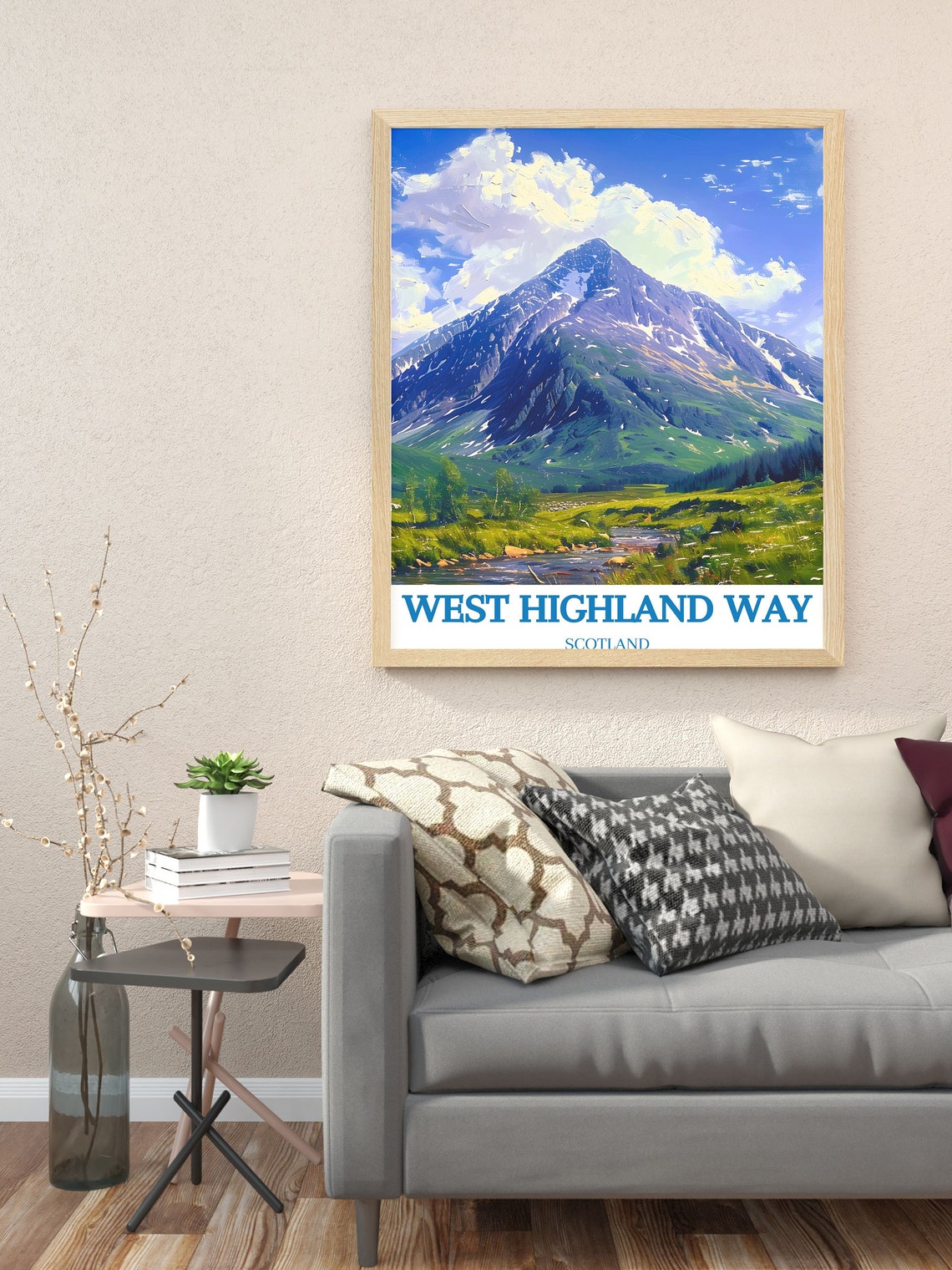 West Highland Way Scotland Mountain Trail Scenic Landscape Poster - Image 3