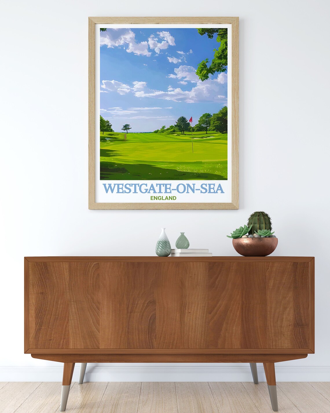 Westgateonsea Art Collection Westgate Golf Club Travel Art Kent Heritage Prints Westgate Cultural Decor - Image 2