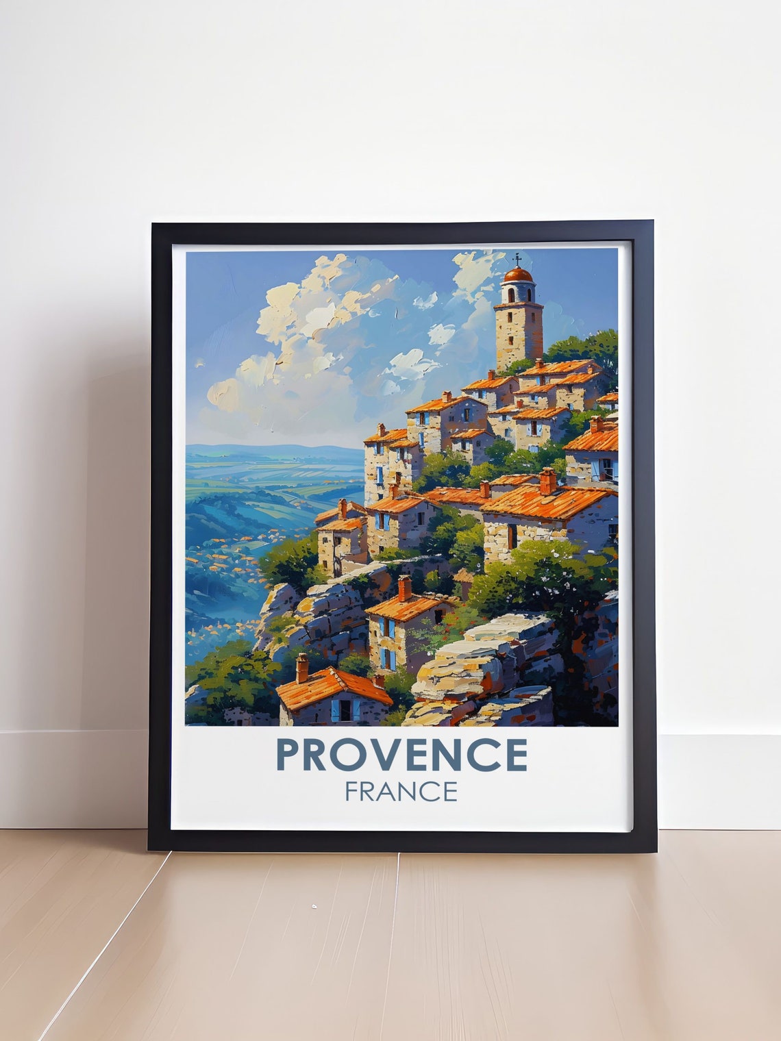 Provence Landscape Art Experience The Beauty Of Southern France With Stunning Prints French Coastal Village Poster - Image 4