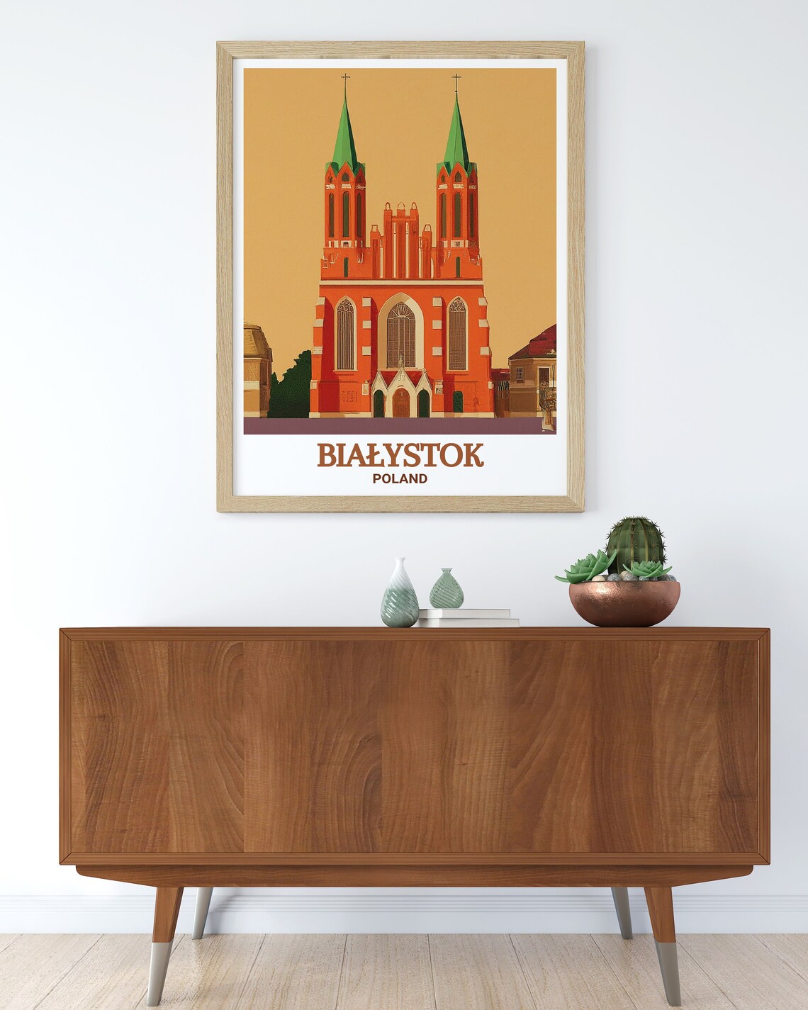 Bialystok Archikatedra Travel Poster, Bialystok - Image 2
