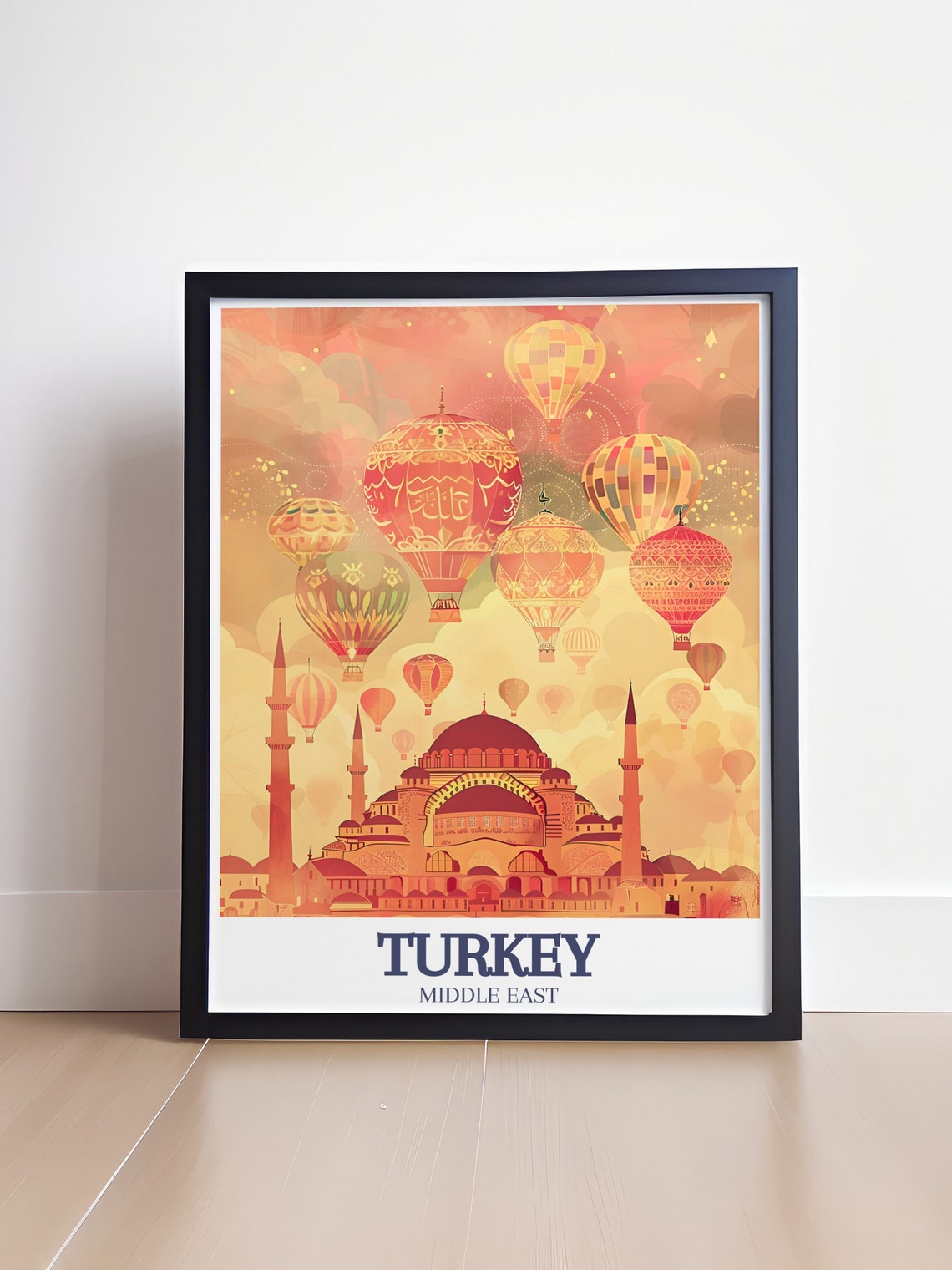 Turkey Travel Print Izmir And Hagia Sophia Posters For Your Travel Collection Hagia Sophia And Izmir Wall Art Hagia Sophia Art Prints - Image 4
