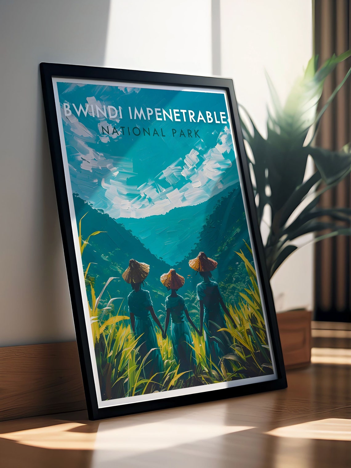 Bwindi Impenetrable National Park Travelers Misty Mountains Poster - Image 3