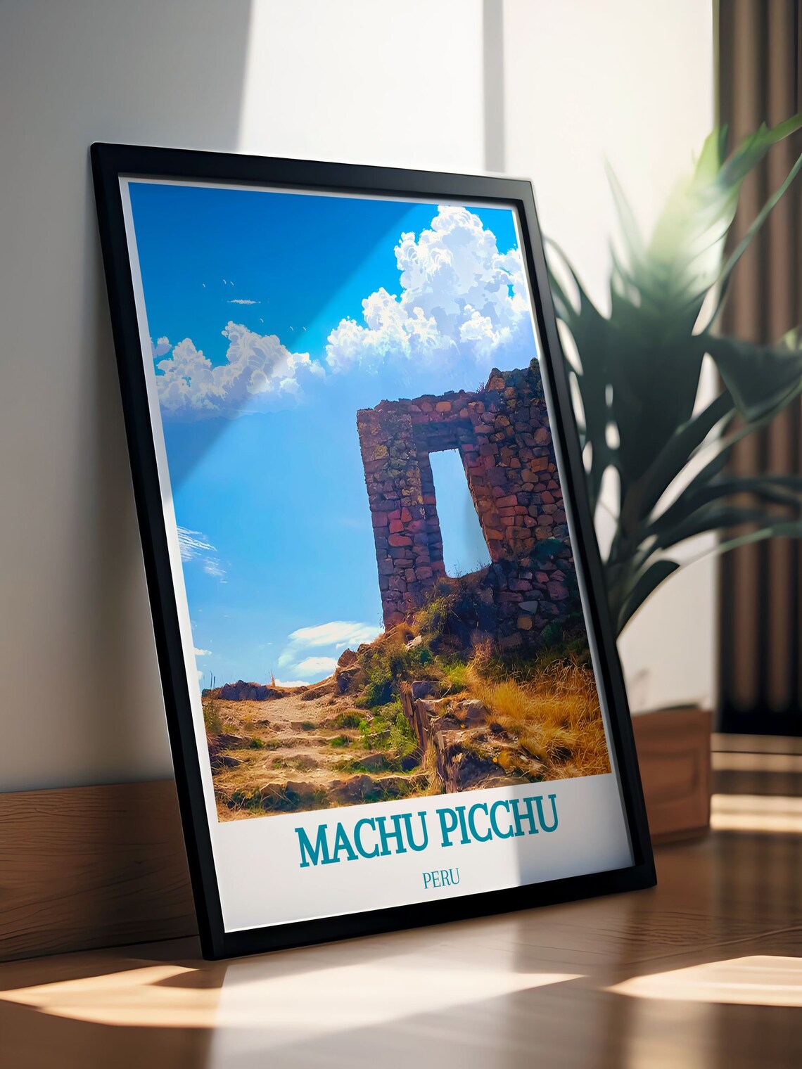Machu Picchu Peru Sun Gate Inca Trail Ancient Ruins Travel Poster - Image 2