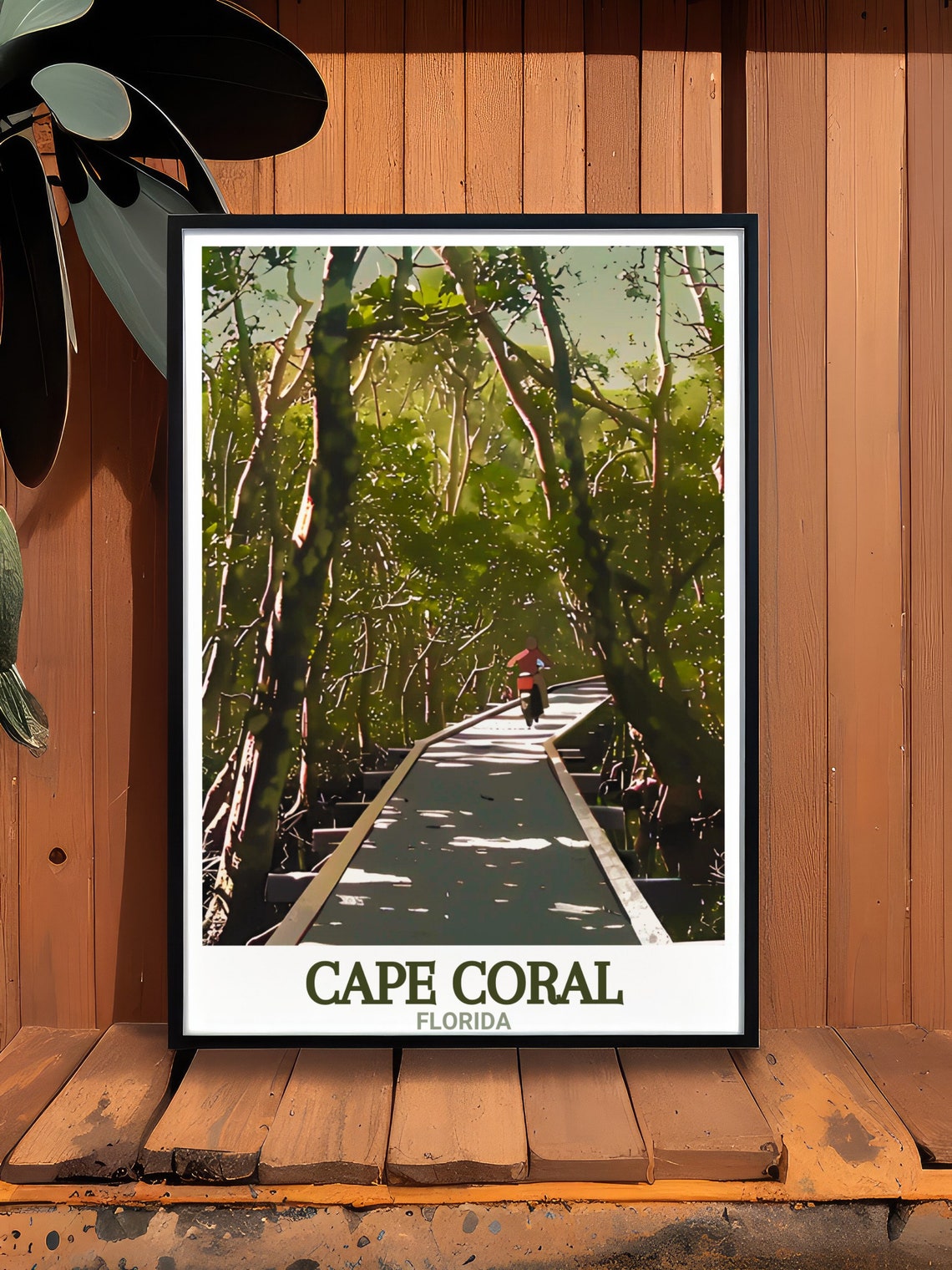 Four Mile Cove Ecological Preserve Forest Walk Cape Coral Poster - Image 2