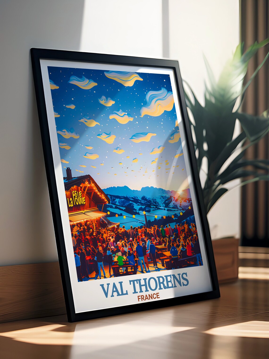 Val Thorens La Folie Douce Apres Ski Sunset Party France Poster - Image 2