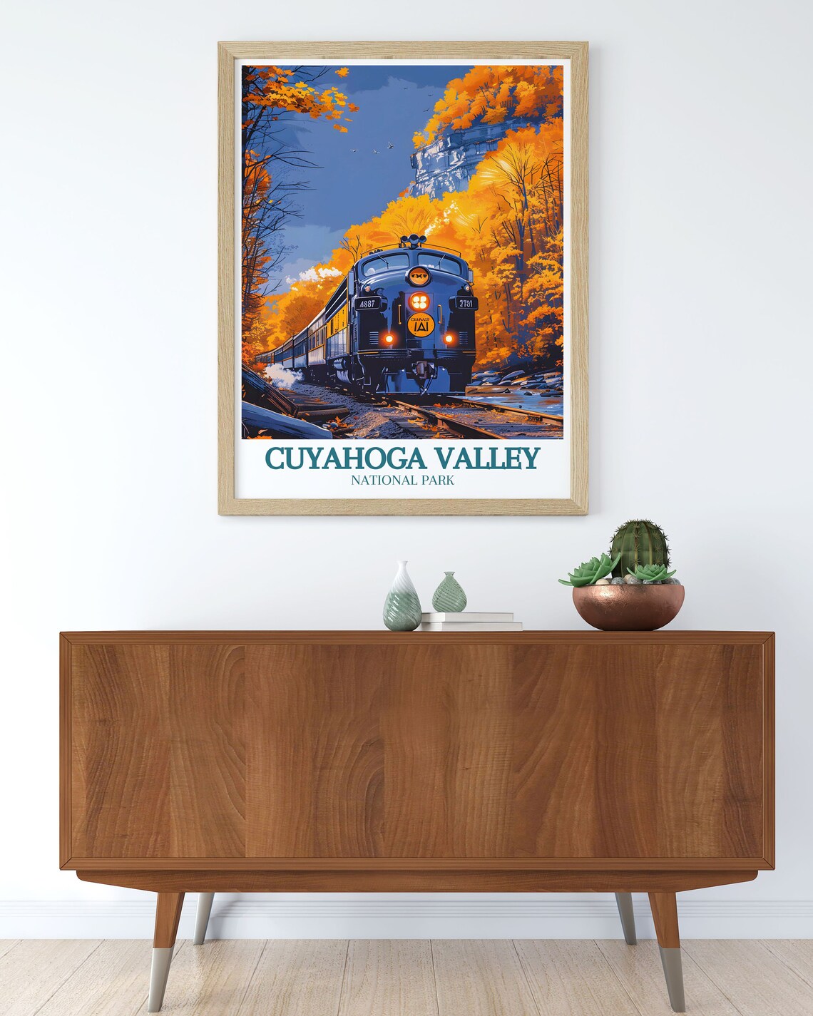 Cuyahoga Valley National Park Autumn Train Ride Scenic Poster - Image 3