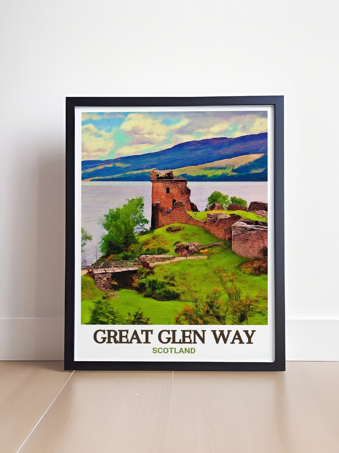 Urquhart Castle Loch Ness Great Glen Way Scotland Ruins Poster - Image 4