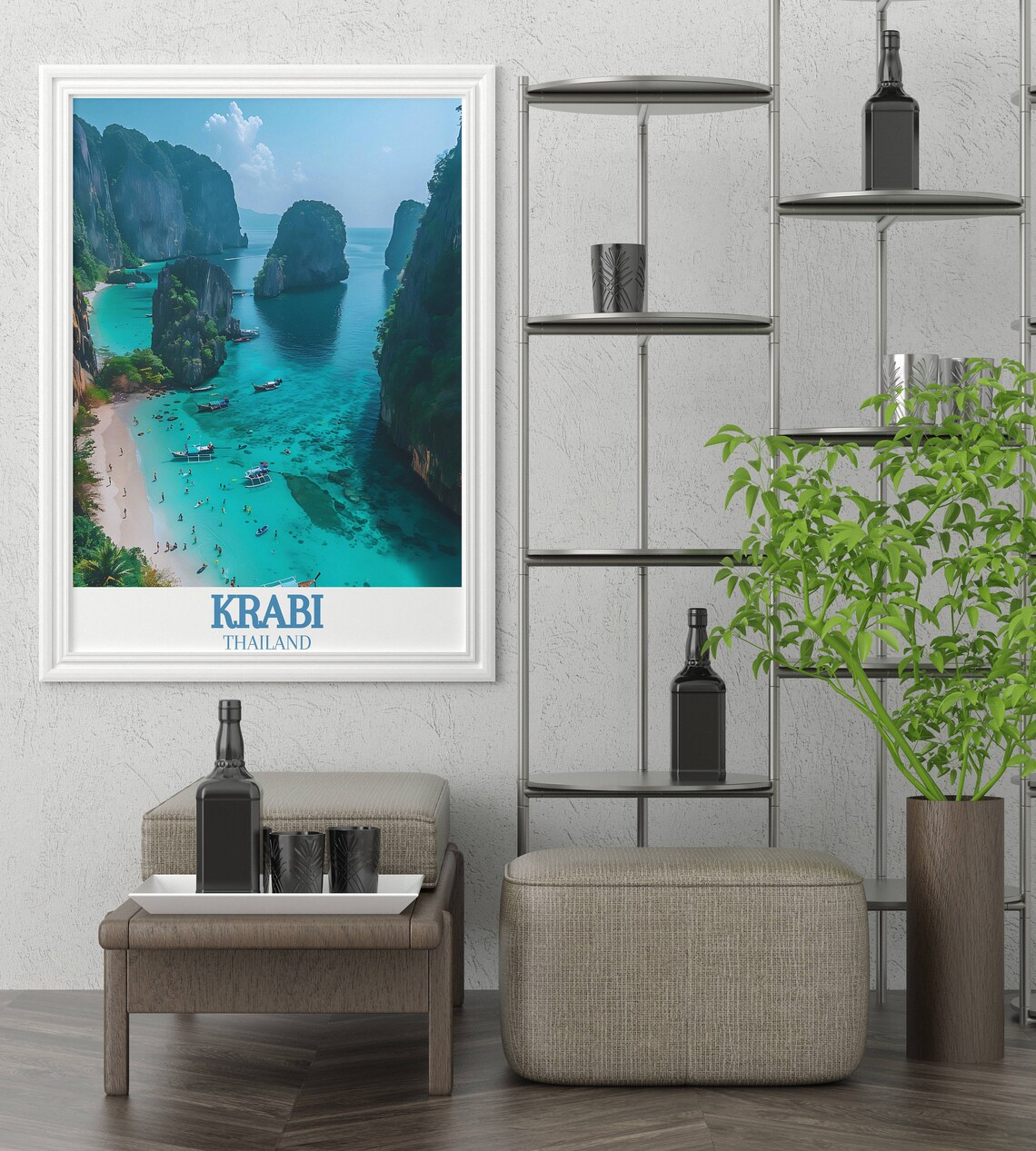 Krabi Railay Beach and Island Travel Poster - Image 2