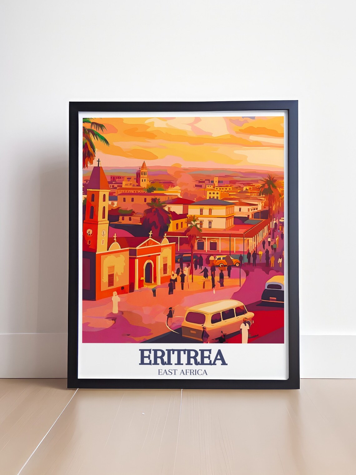 Asmara Eritrea Travel Poster, Travel Poster - Image 4