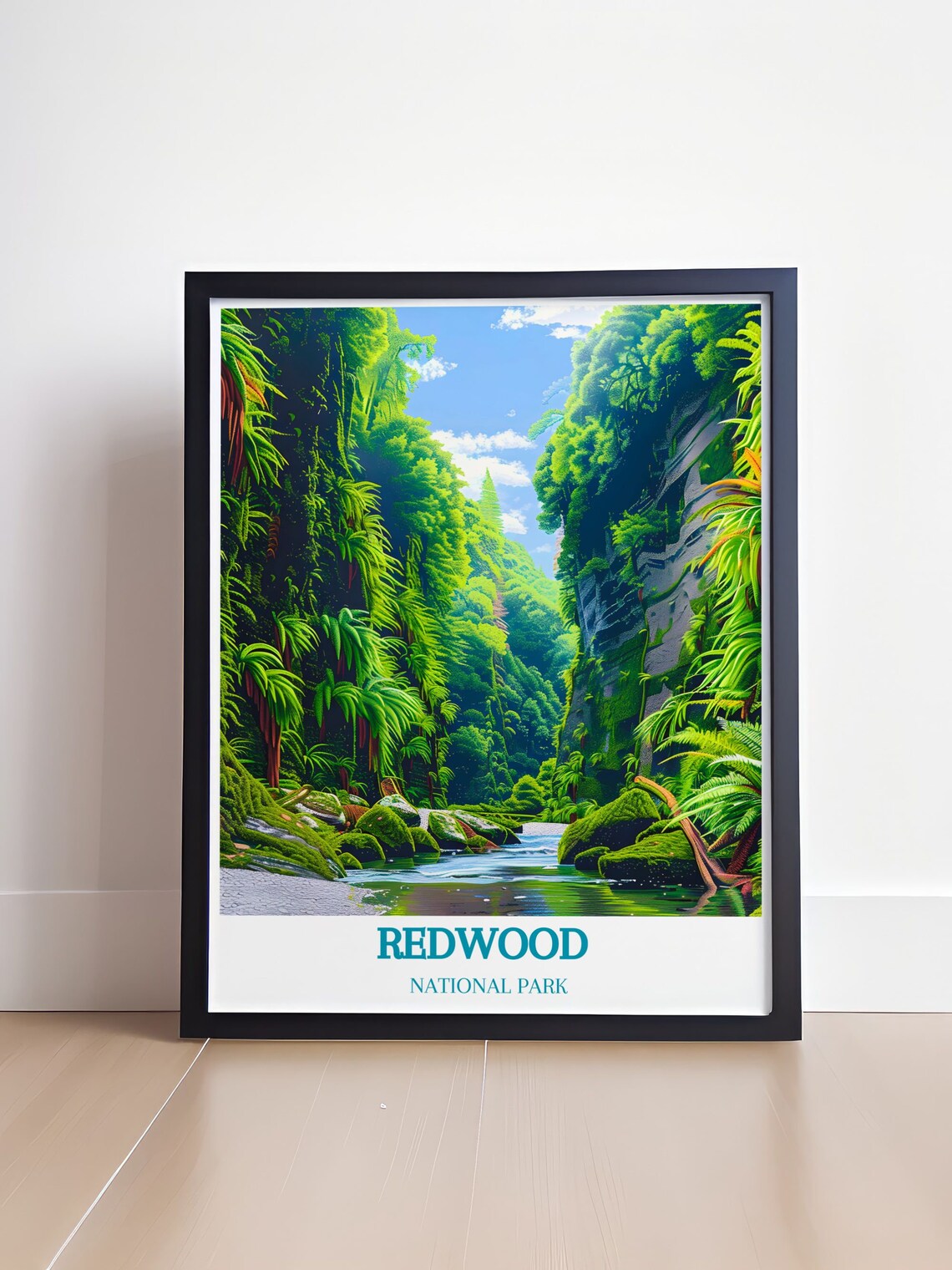 Redwood National Park Prints Fern Canyon Art Fern Canyon California Artwork Print California Print For Nature Lovers - Image 4