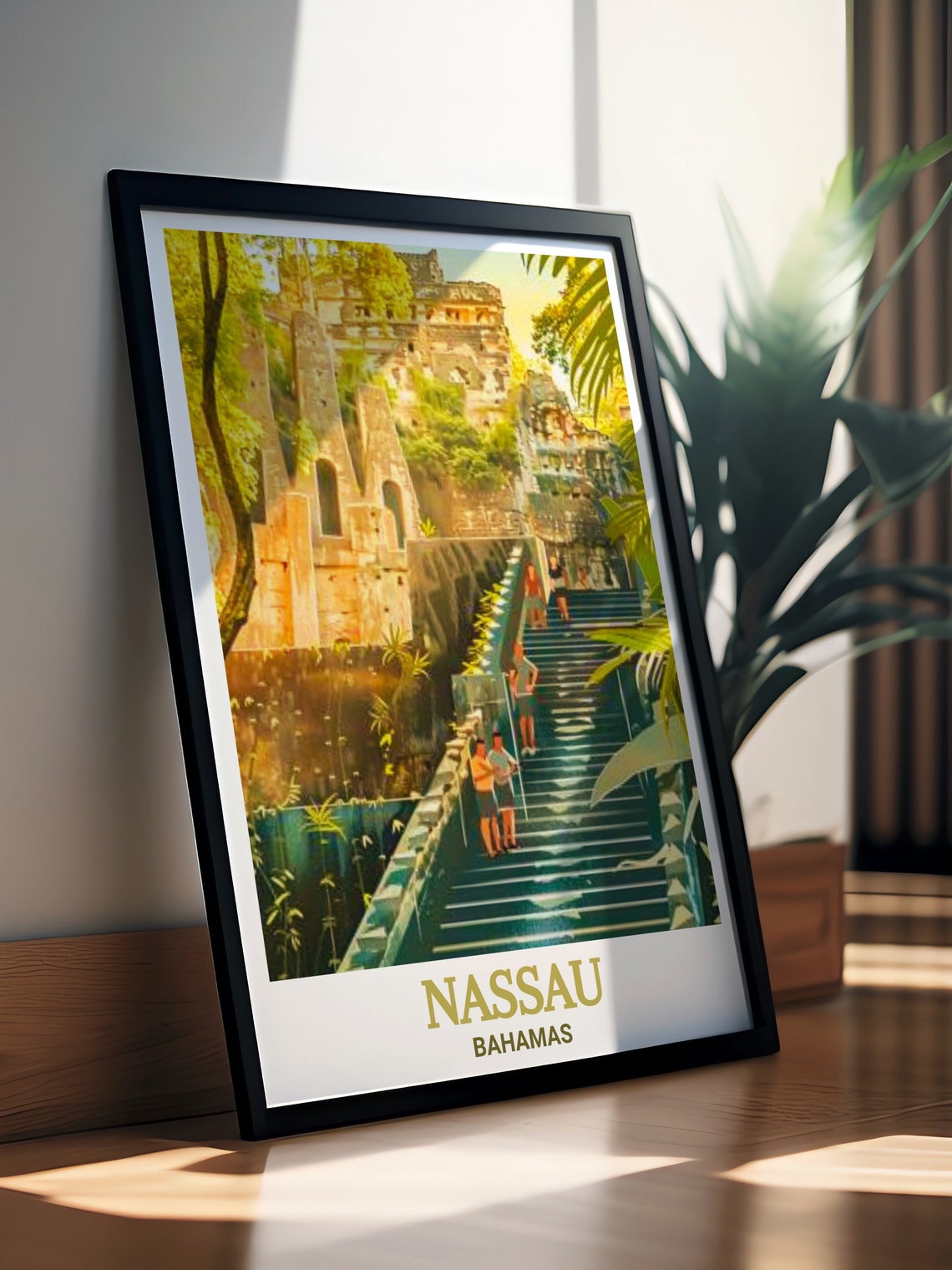 Nassau Queen's Staircase Limestone Steps Bahamas Caribbean Poster - Image 3