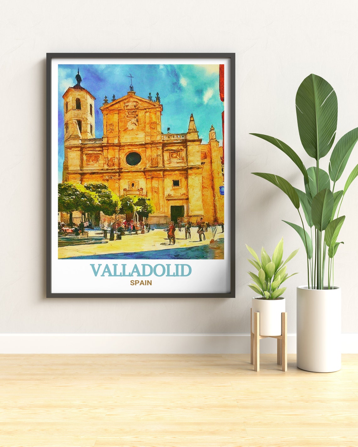 Valladolid Travel Print Cathedral Of Valladolid Art Cathedral Of Valladolid Poster Cathedral Of Valladolid Print Valladolid Decor - Image 2
