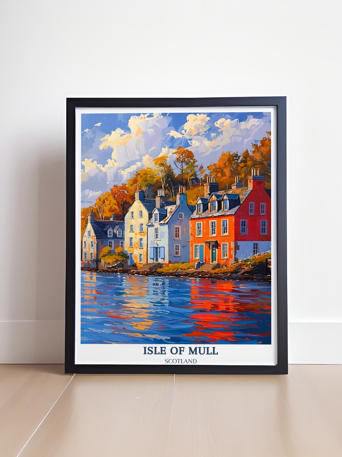 Isle Of Mull Scotland Travel Print Tobermory Isle Of Mull Poster Wall Art Travel Print Of Isle Of Mull Scotland Art Gift - Image 2