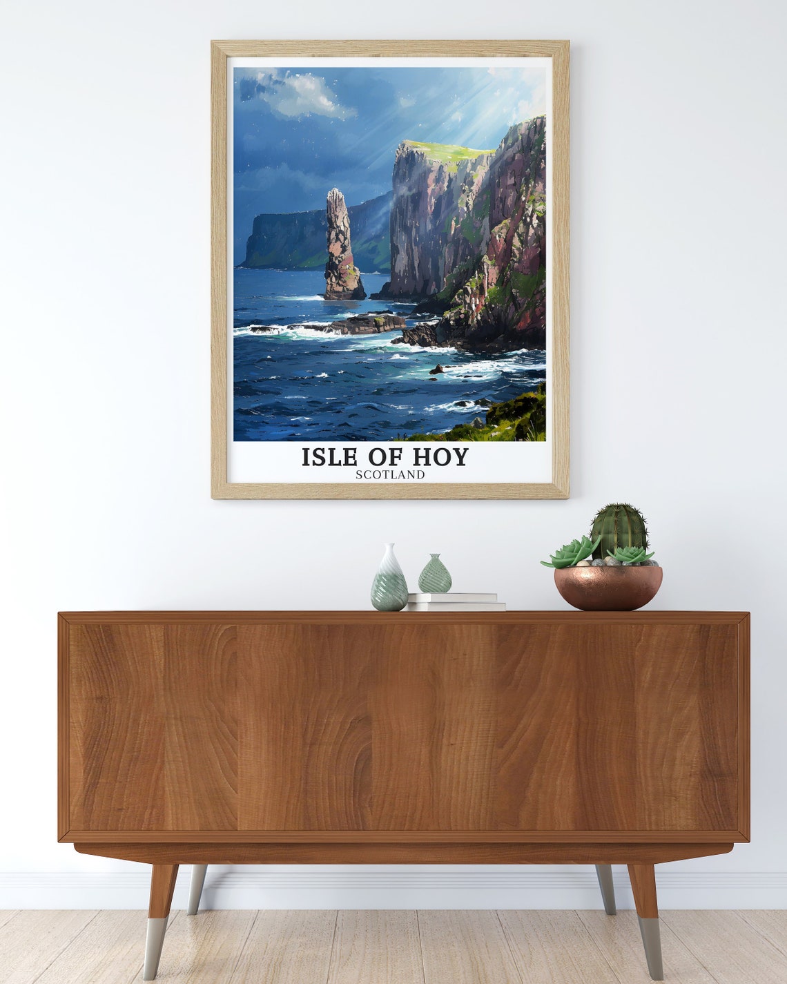 Isle Of Hoy Wall Art Old Man Of Hoy St Johns Poster Old Man Of Hoy St Johns Decor Old Man Of Hoy St Johns Gift Isle Of Hoy Gift - Image 2