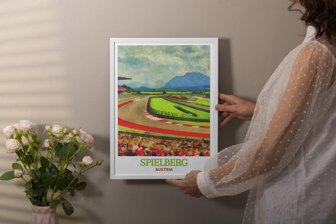 Spielberg Austria Red Bull Ring Race Track Grandstands Poster - Image 2