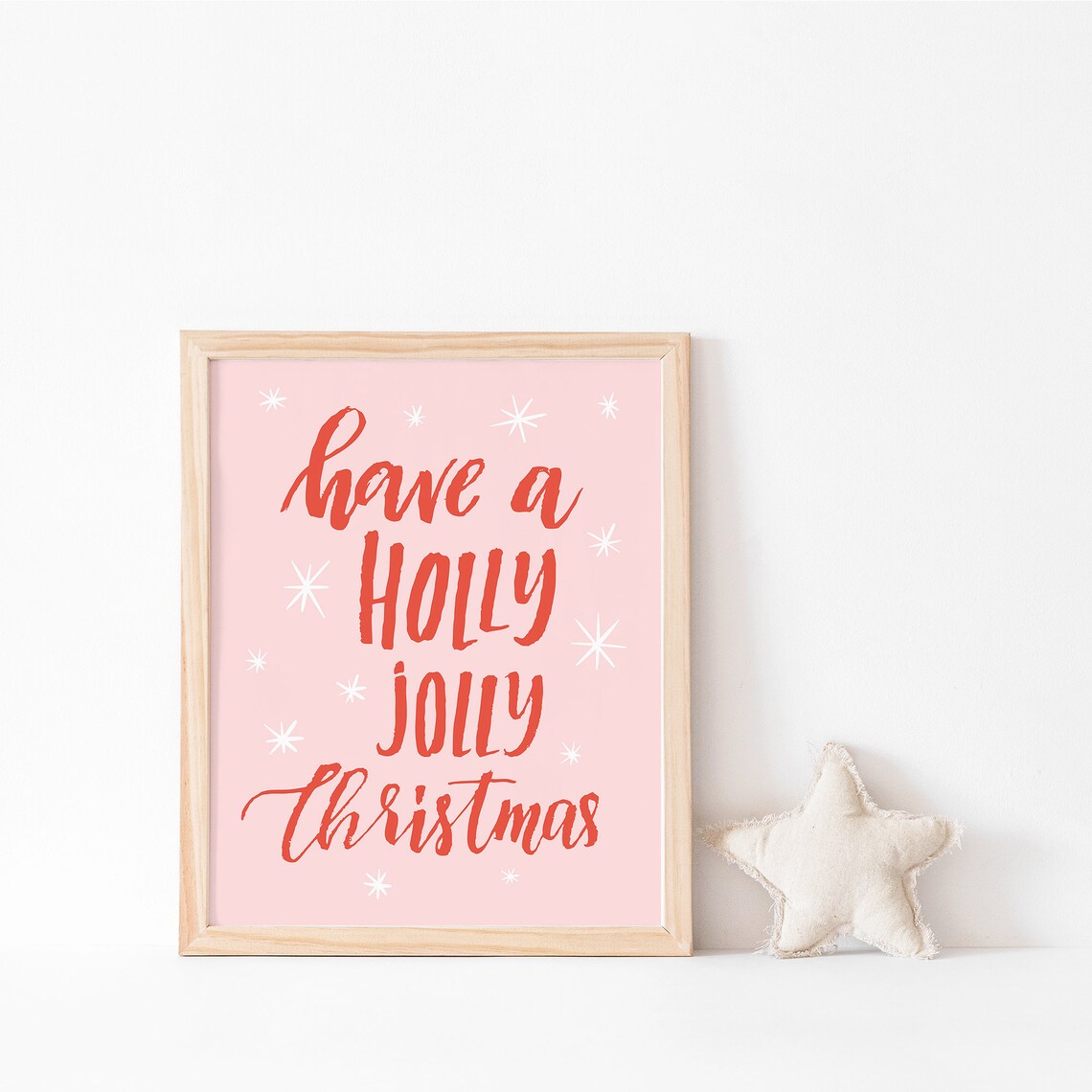 Modern Christmas Print, Whimsical Holiday Decor - Image 3