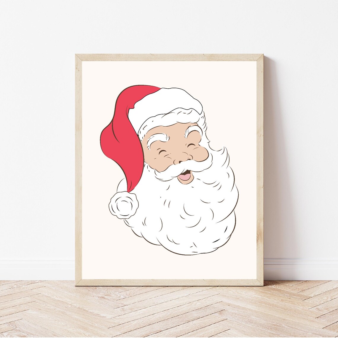 Retro Santa Christmas Kids Classroom Decor