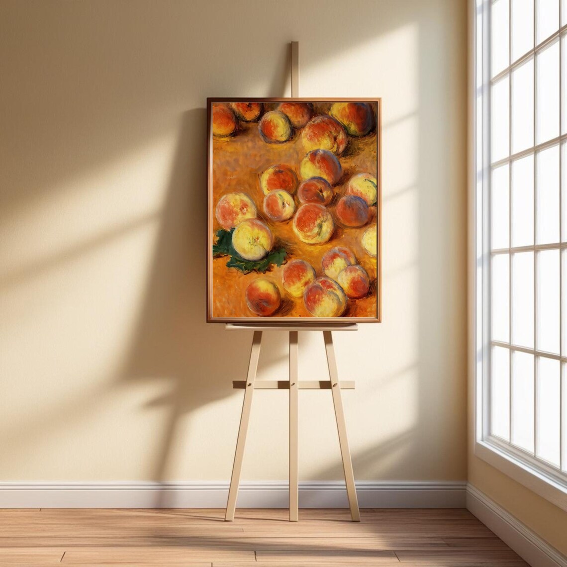 Claude Monet Peaches 1883 Impressionist Art Print - Image 4