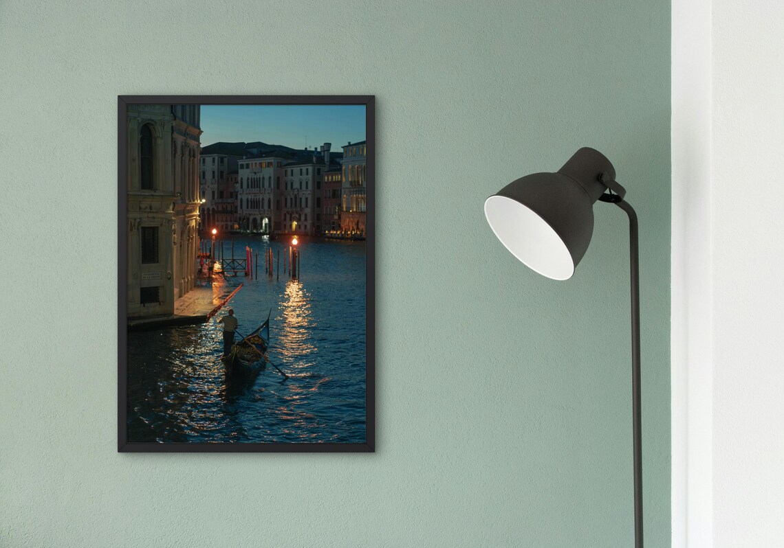 Venetian Gondola Ride at Sunset, Romantic Canal Scene - Image 6