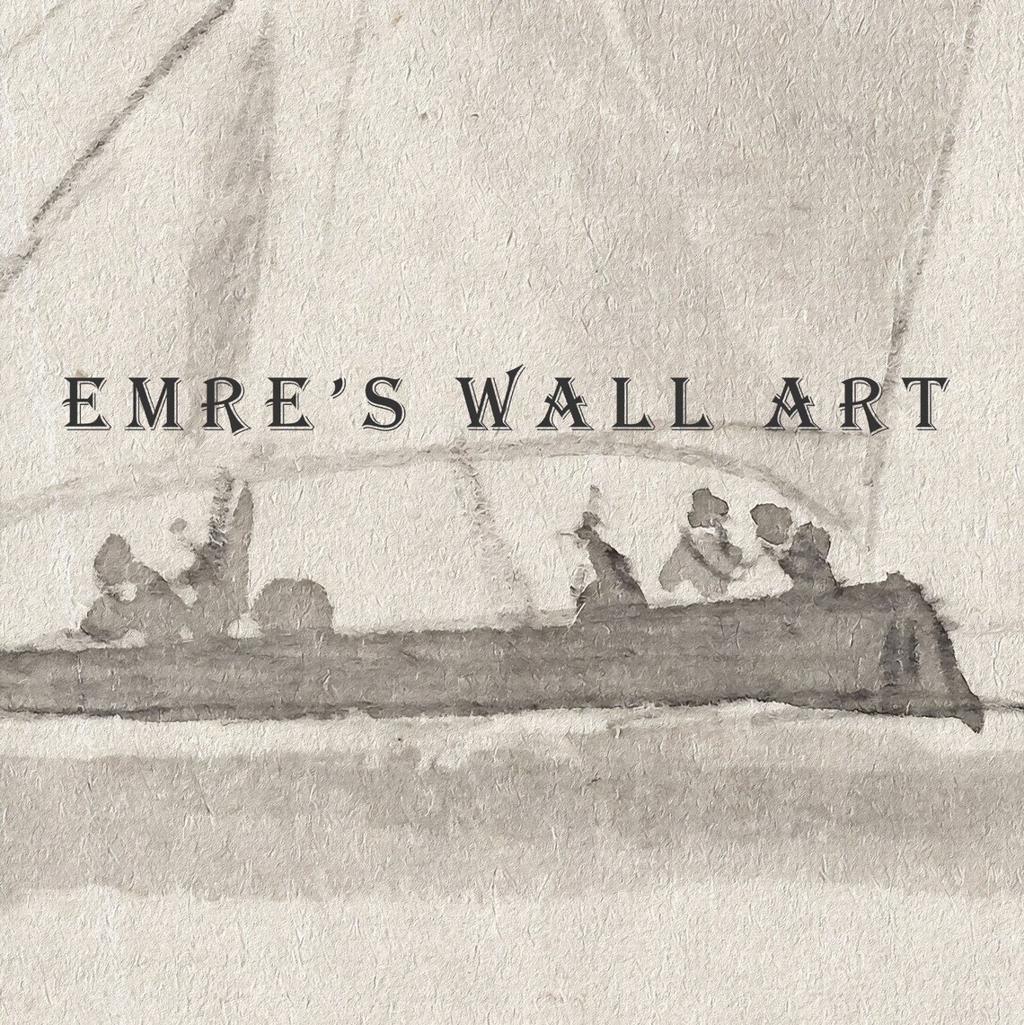 Neutral Gallery Wall Art Set, Vintage Sketch Print - Image 2