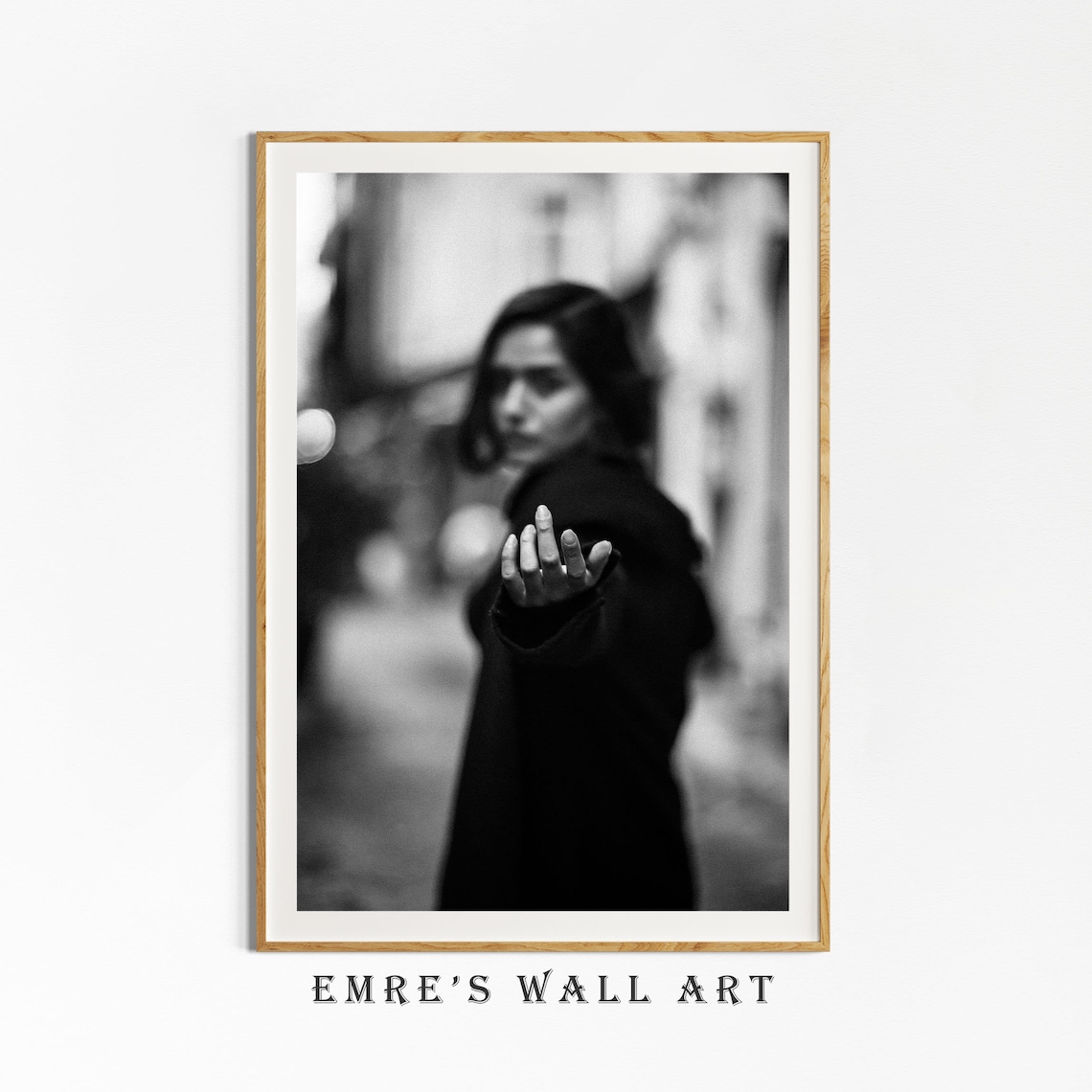 Black And White Portrait Photo Decor, Monochrome Art Print - Image 4