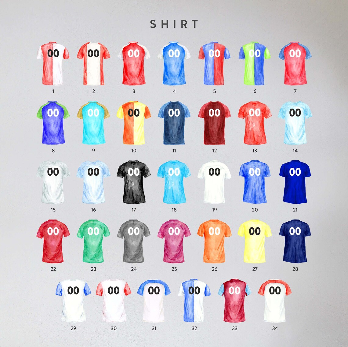 Football Shirt Print, Fathers Day Gift - Image 8