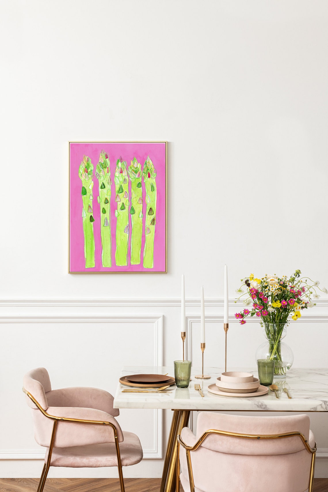 Kitchen Art Prints Vegetable Wall Art Poster Artwork - Image 2