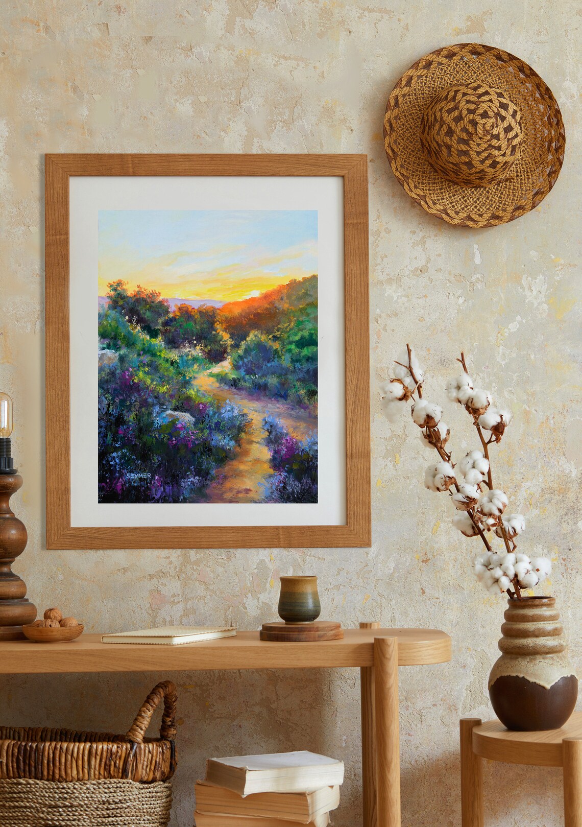 Tuscany Summer Landscape, Contemporary Art Print - Image 3