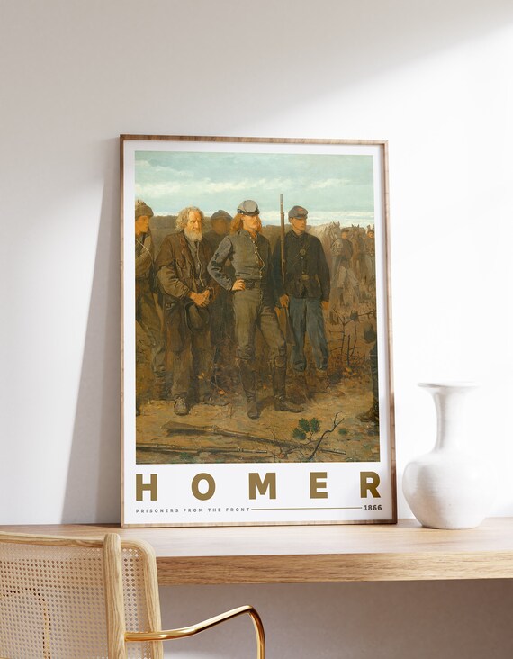 Winslow Homer Prisoners From The Front 1866 Civil War Scene Poster