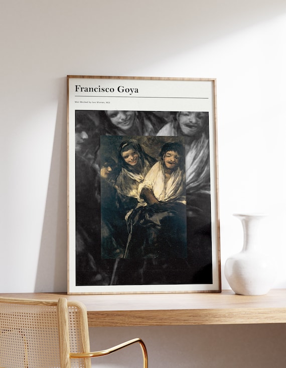 Francisco Goya Art Print Exhibition Poster Modern Wall Nouveau Eclectic