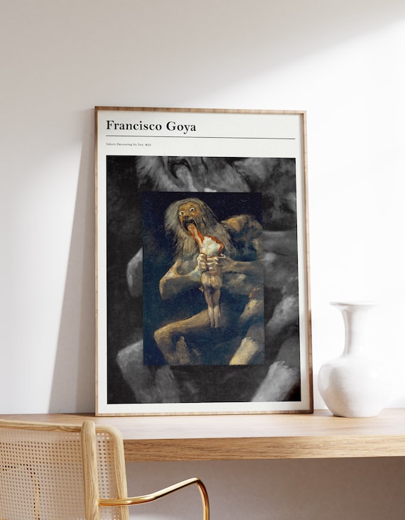 Francisco Goya Art Print Exhibition Poster Modern Wall Nouveau Eclectic