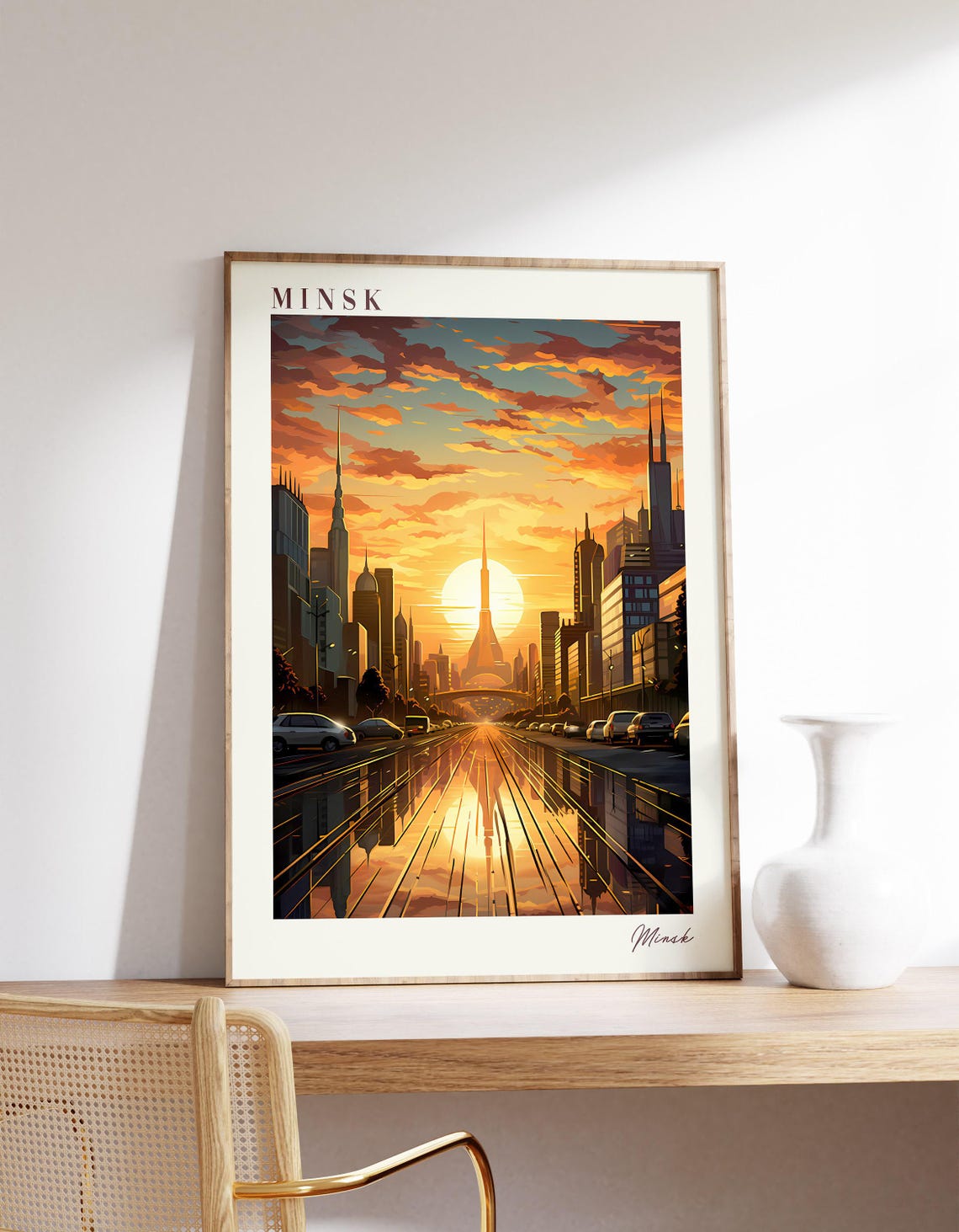 Minsk Travel Poster