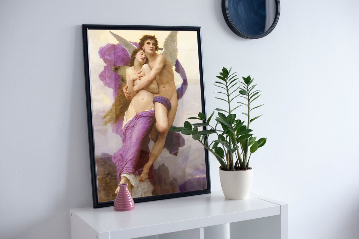 Bouguereau The Abduction Of Psyche, Art Print